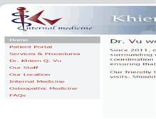 Tablet Screenshot of khiemvudo.com